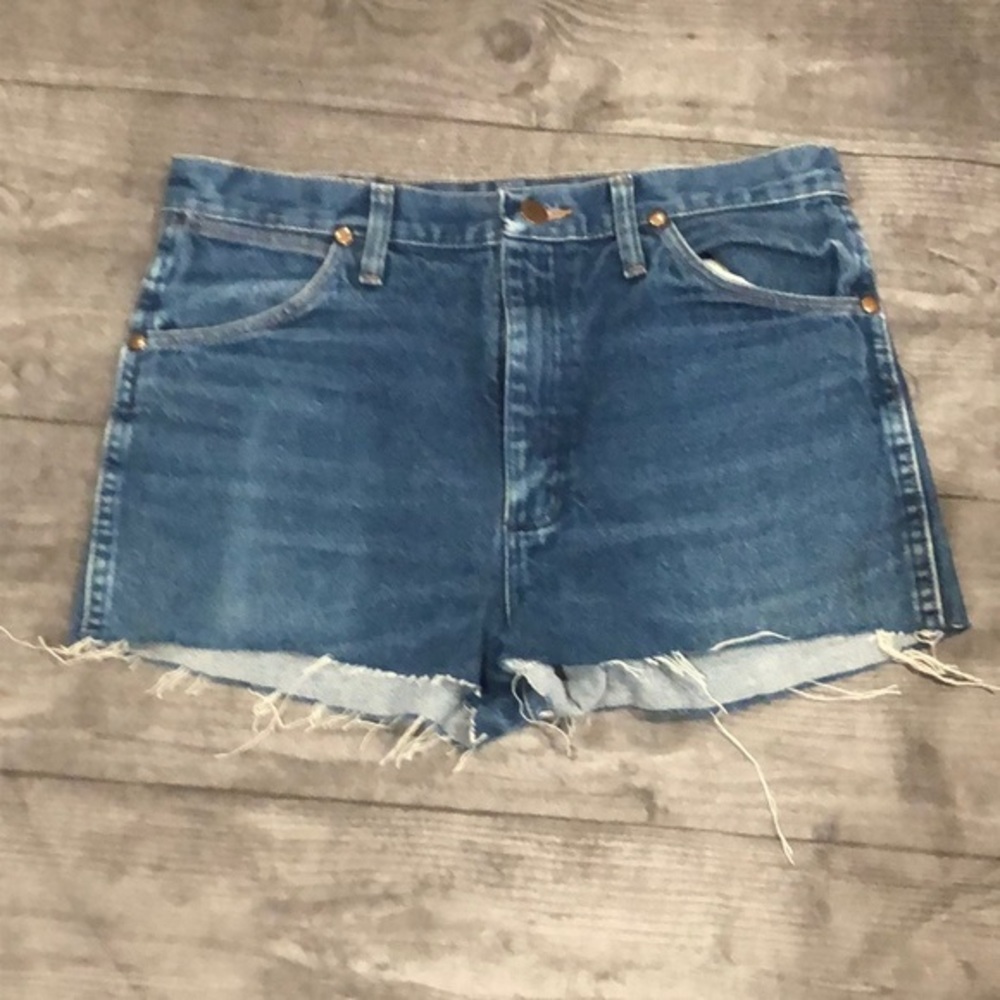 Wrangler Blue Denim Jean Shorts